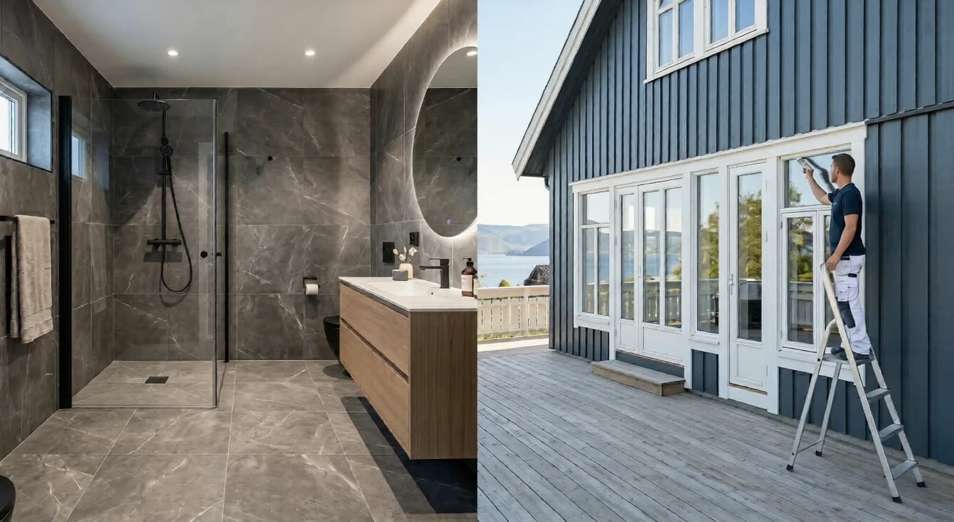 Innvendig og utvendig renovering