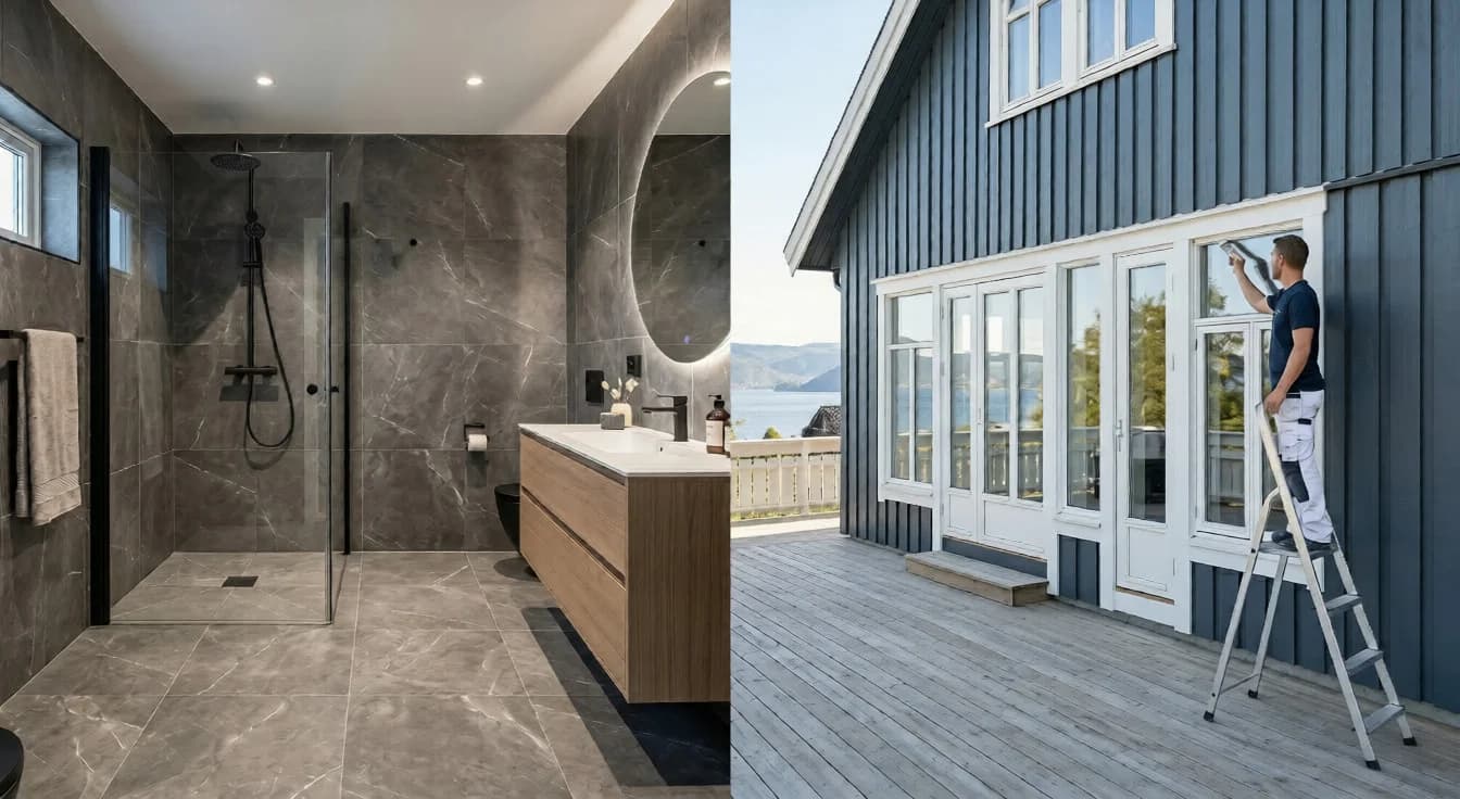 Innvendig og utvendig renovering